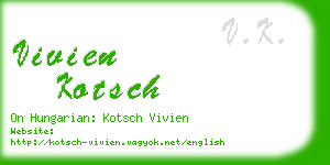 vivien kotsch business card